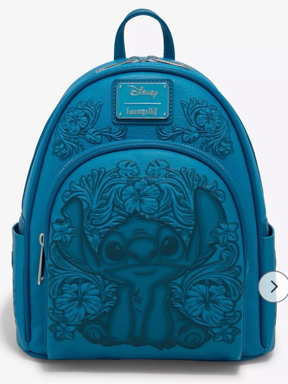 Loungefly Disney Lilo & Stitch Hibiscus Blue Mini Backpack